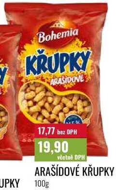 ARAŠÍDOVÉ KŘUPKY 100g 
