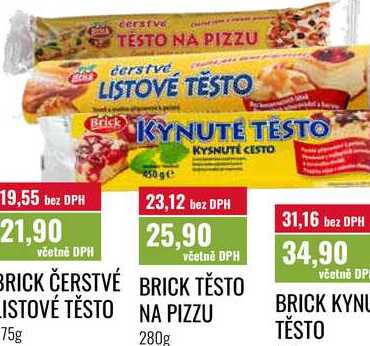 BRICK TĚSTO NA PIZZU 280g