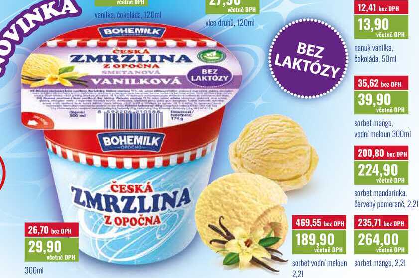 ČESKÁ ZMRZLINA Z OPOČNA 300ml