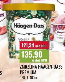 ZMRZLINA HÄAGEN-DAZS PREMIUM 420ml -460ml 