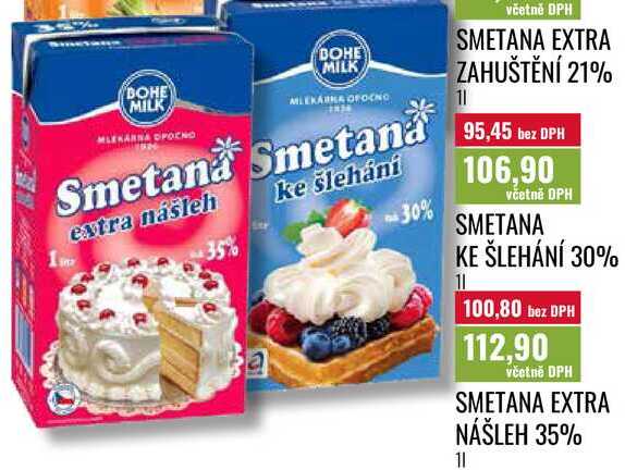 SMETANA EXTRA NÁŠLEH 35% 1l