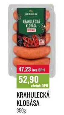 KRAHULECKÁ KLOBÁSA 350g 