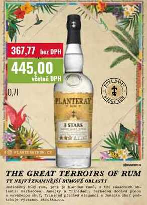 PLANTERAY 3 STARS 0,7l