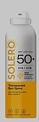 SOLERO TRANSPARENTNÍ SPREJ NA OPALOVÁNÍ SPF 50+