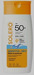 SOLERO MLÉKO NA OPALOVÁNÍ SENSITIVE DĚTI SPF 50+