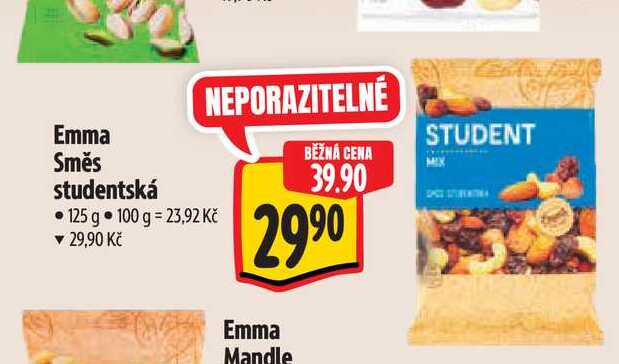   Emma Směs studentská 125 g 