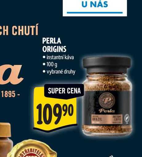   PERLA ORIGINS instantní káva 100 g 