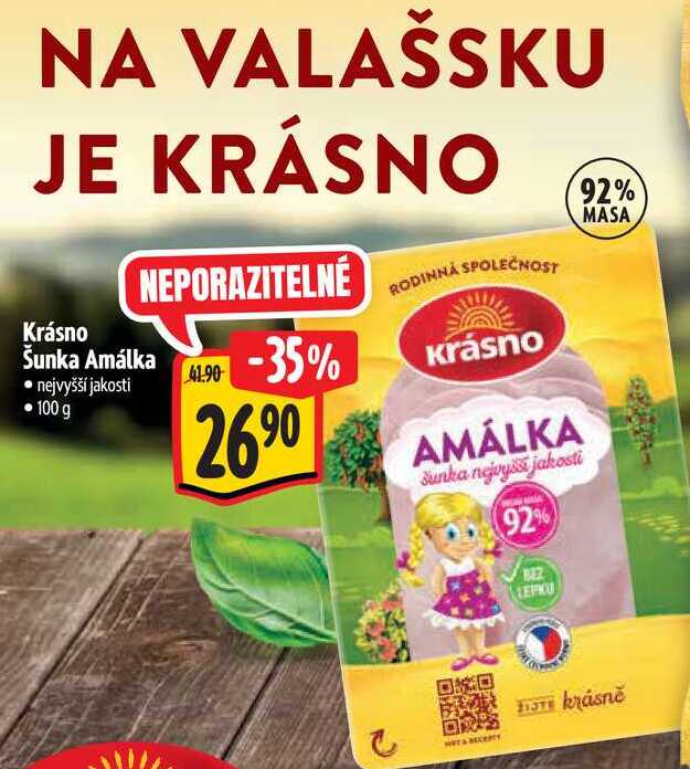   Krásno Šunka Amálka 100 g