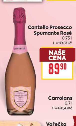 Contello Prosecco Spumante Rosé 0,75l