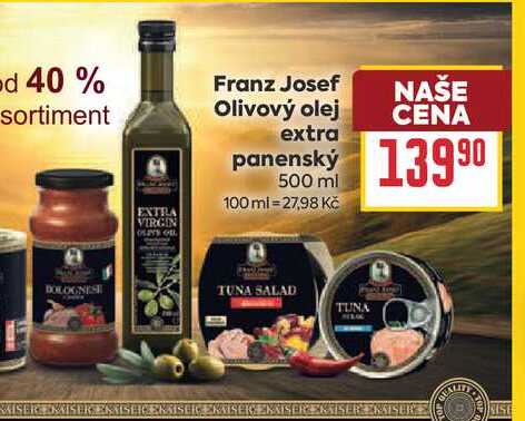 Franz Josef Olivový olej extra panenský 500 ml 