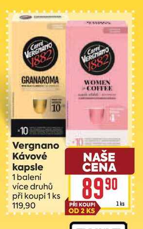Vergnano Κάνονé kapsle 1 balení