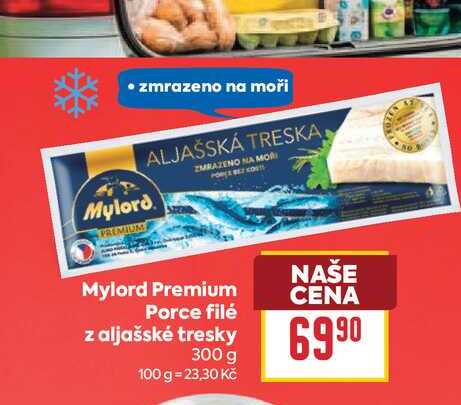 Mylord Premium Porce filé z aljašské tresky 300 g