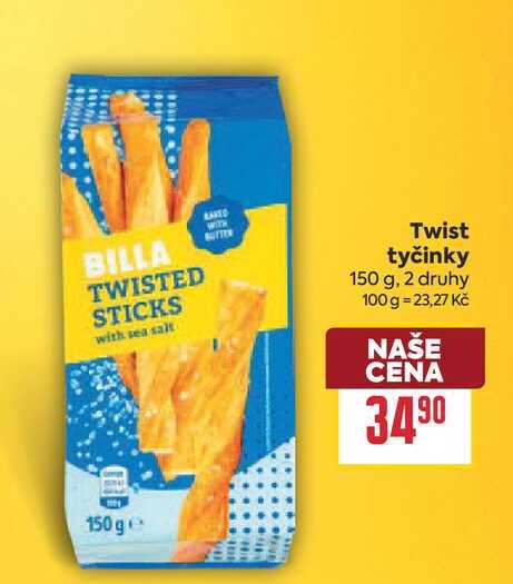 Twist tyčinky 150 g