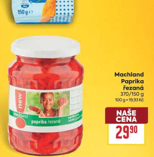Machland Paprika řezaná 370/150 g 