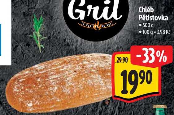 Chléb Pětistovka, 500 g 
