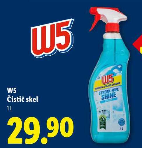W5 Čistič skel, 1 l