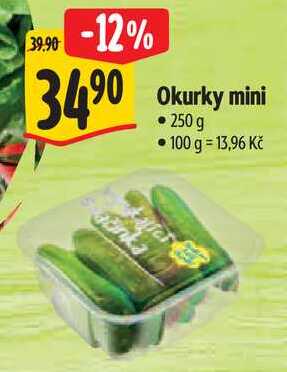 Okurky mini, 250 g  