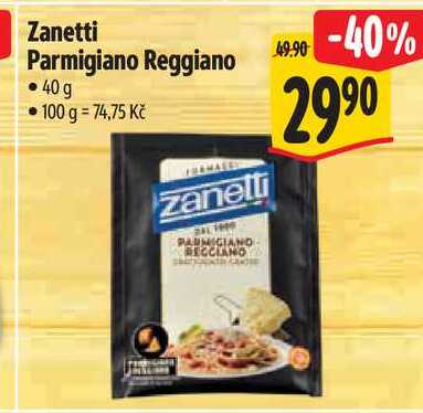 Zanetti Parmigiano Reggiano, 40 g