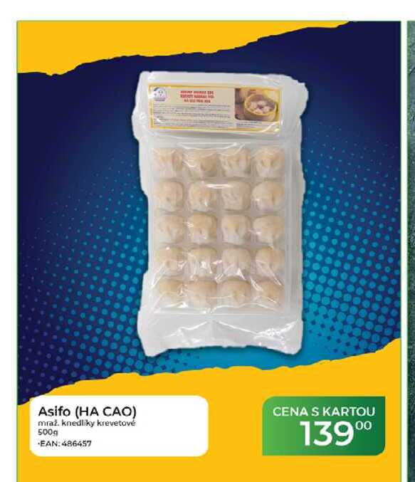 Asifo (HA CAO) mraž. knedlíky krevetové 500g 