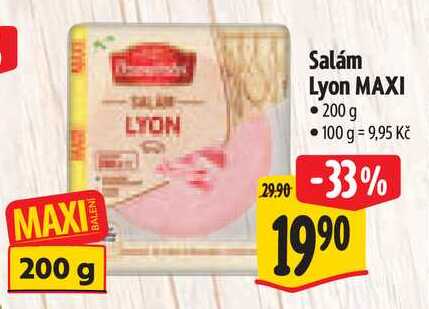 Salám Lyon MAXI, 200 g 