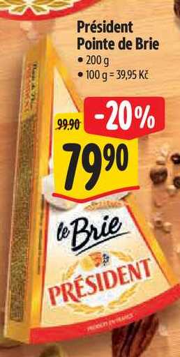 Président Pointe de Brie, 200 g 