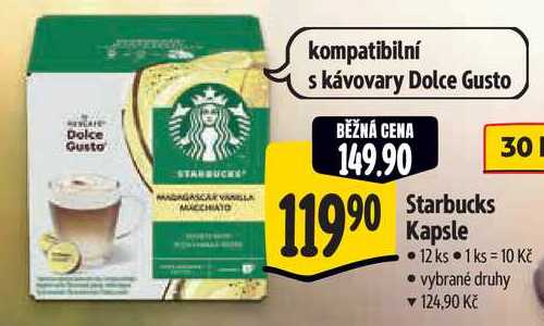 Starbucks Kapsle, 12 ks 