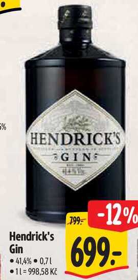 Hendrick's Gin, 0,7 l