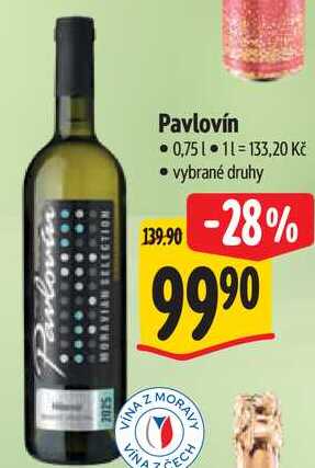 Pavlovín, 0,75 l