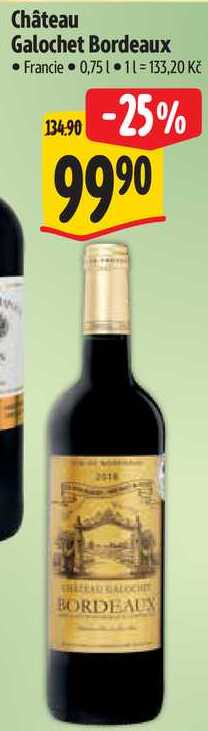 Château Galochet Bordeaux, 0,75 l