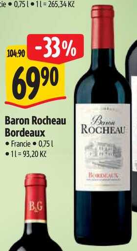 Baron Rocheau Bordeaux, 0,75 l