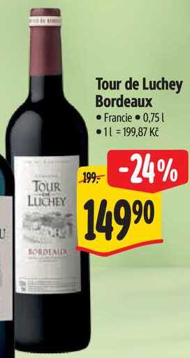 Tour de Luchey Bordeaux, 0,75 l