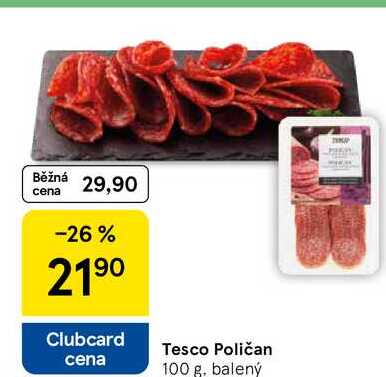 Tesco Poličan, 100 g, balený 