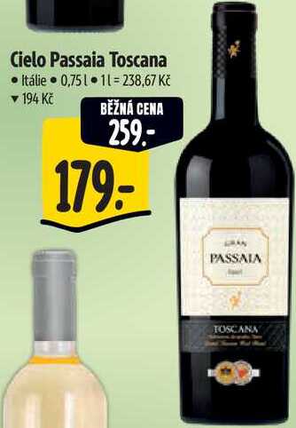 Cielo Passaia Toscana, 0,75 l