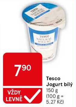Tesco Jogurt bílý, 150 g 