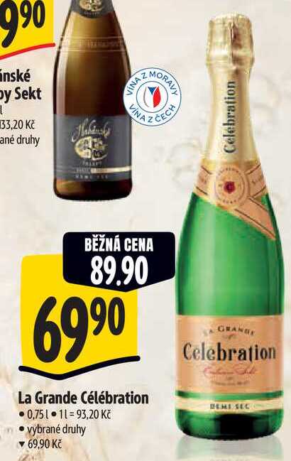 La Grande Célébration, 0,75 l