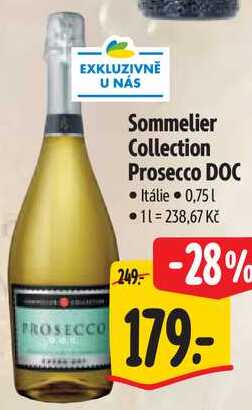 Sommelier Collection Prosecco DOC, 0,75 l