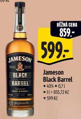 Jameson Black Barrel, 0,7 l