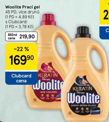 Woolite Prací gel, 45 PD, více druhů 