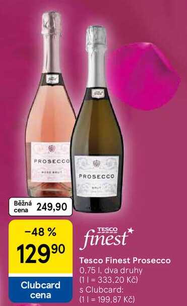 Tesco Finest Prosecco, 0.75 l
