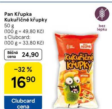 Pan Křupka Kukuřičné křupky, 50 g  