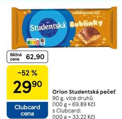Orion Studentská pečeť, 90 g
