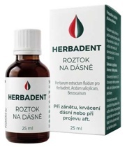 HERBADENT roztok na dásně