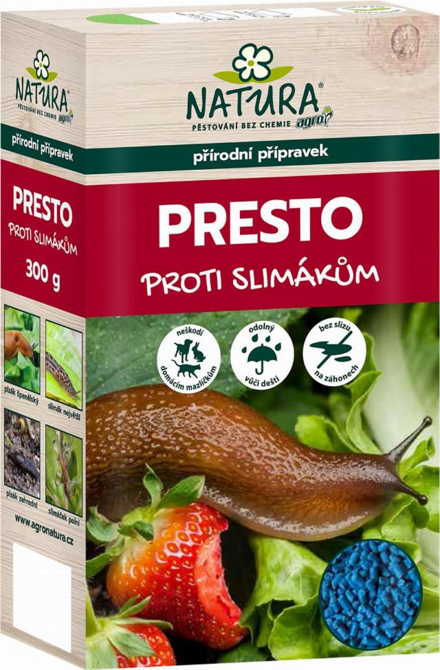 NATURA PRESTO k hubení všech druhů slimáků a plžů