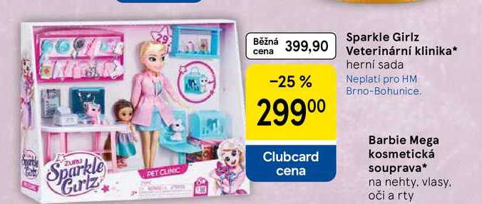 Sparkle Girlz Veterinární klinika, herní sada  