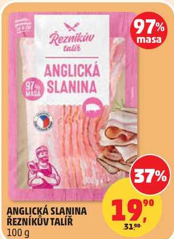 ANGLICKÁ SLANINA ŘEZNÍKŮV TALÍŘ, 100 g 