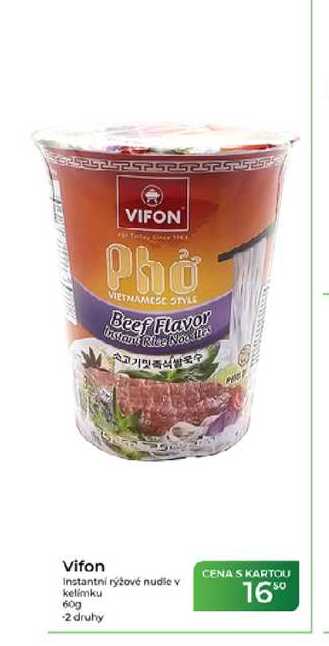 Vifon Instantni rýžové nudle v kelímku 60 g