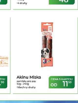 Akinu Miska pamlsky pro psy 320-250g 
