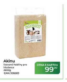 Akinu lisované hobliny pro hlodavce 2800 g