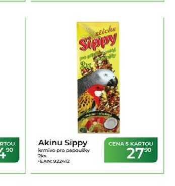 Akinu Sippy krmivo pro papoušky 7 ks