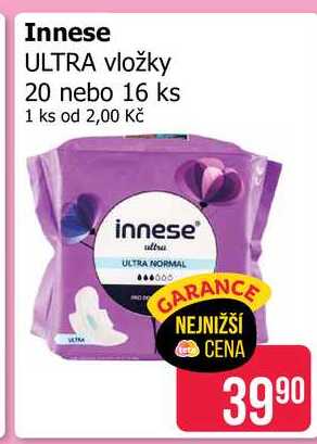 Innese ULTRA vložky 20 nebo 16 ks